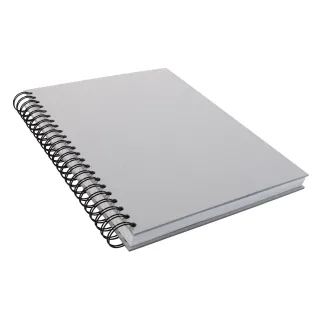 Sigel Carnet de notes A4, Différentes linéatures, Gris