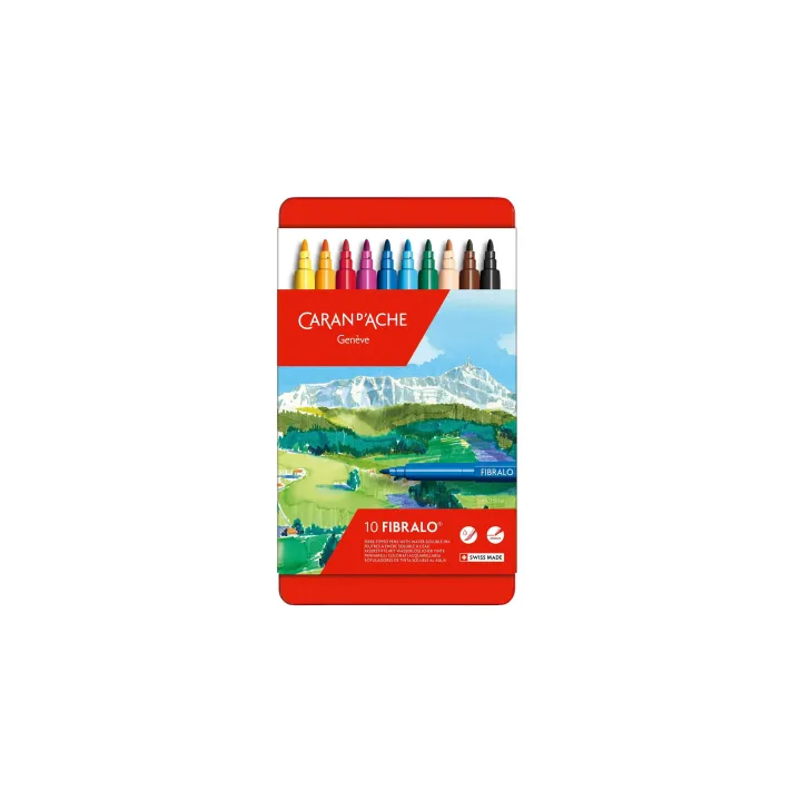 Caran dAche Crayon feutre Fibralo 10 pièces