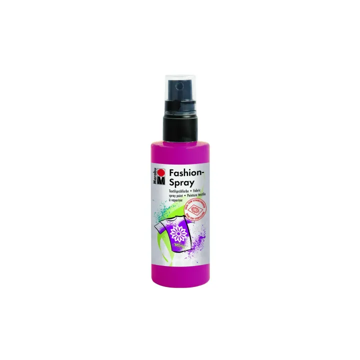 Marabu Peinture pour textile Fashion Spray 100 ml, Fuchsia