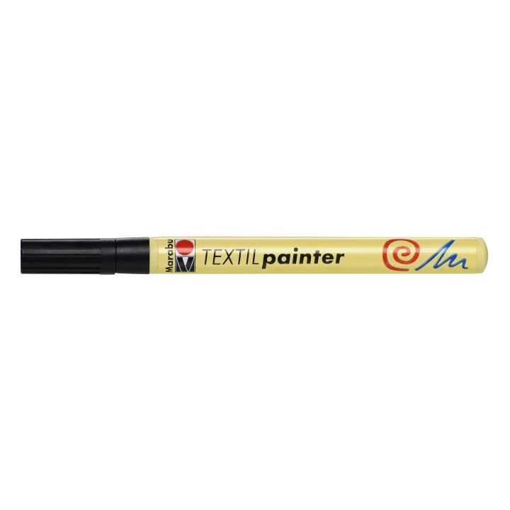 Marabu Marqueur pour textiles Painter 1-2 mm, Noir