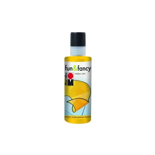 Marabu Peinture pour fenêtre Fun & Fancy 80 ml, Jaune