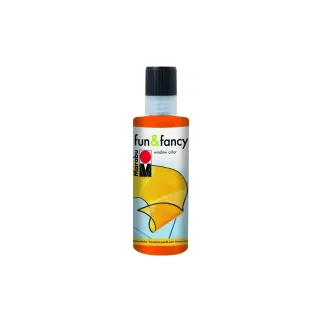 Marabu Peinture pour fenêtre Fun & Fancy 80 ml, Orange