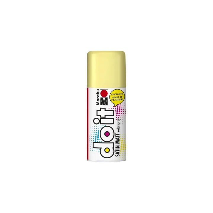 Marabu Peinture aérosol do it Satin 150 ml, jaune pastel