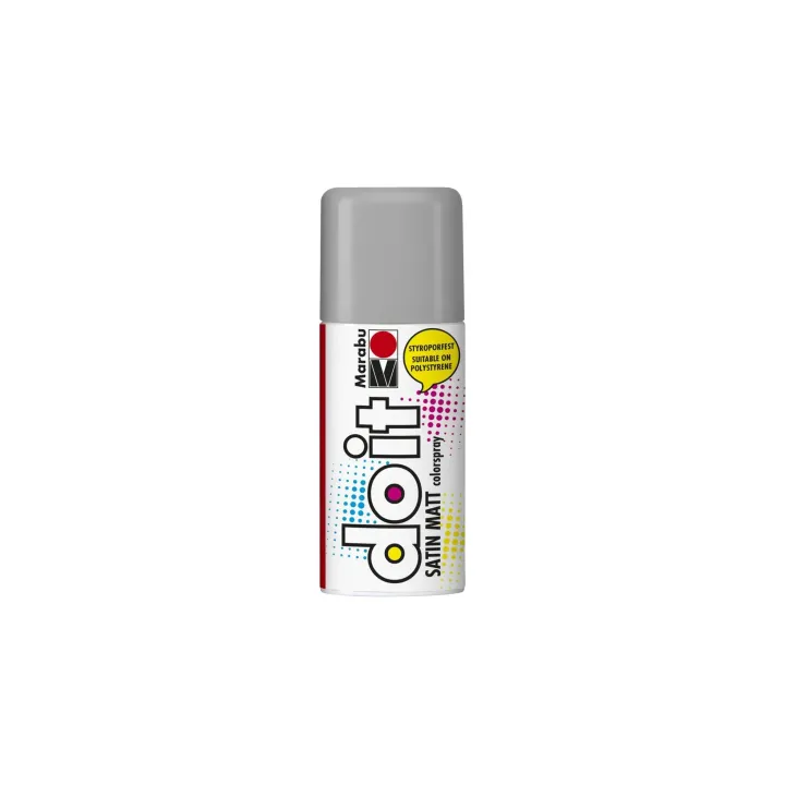 Marabu Peinture aérosol do it Satin 150 ml, Gris