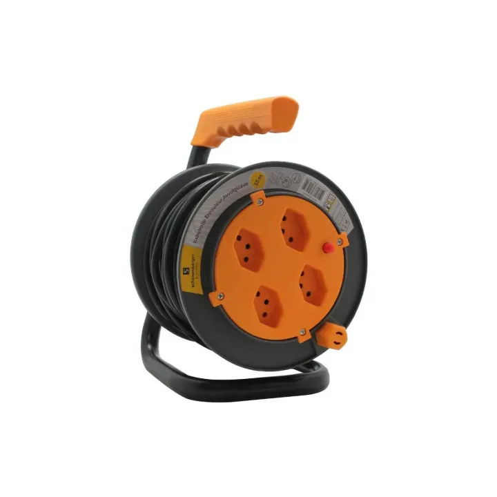 Schönenberger Bobine de câble 15 m Orange