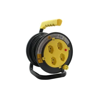 Schönenberger Bobine de câble 15 m Jaune