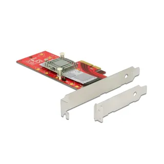 Delock Adaptateur de bus hôte Controller PCIe – M.2, NVMe, jusquà 110 mm