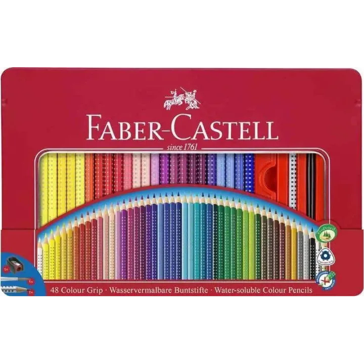 Faber-Castell Crayons de couleur Colour Grip 48 pièces