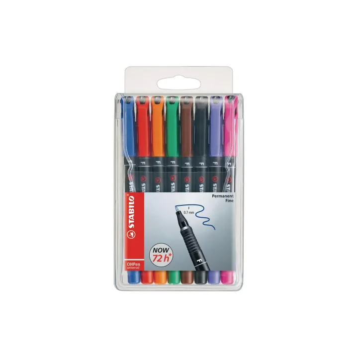 STABILO Stylo à feuilles OHPen universel F 8 pièces