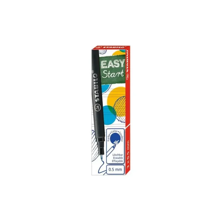 STABILO Cartouche EASYoriginal Start 3 x Bleu, 0.5 - 1 mm