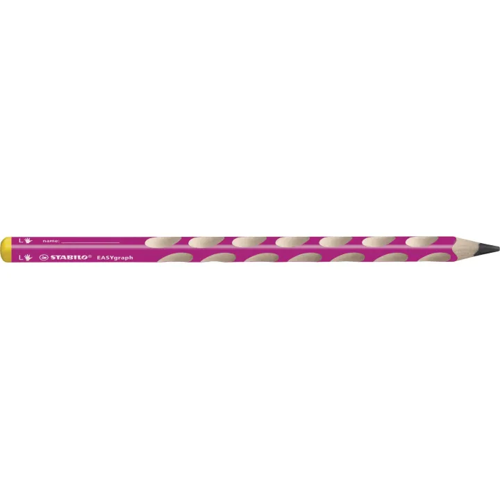 STABILO Crayon EASYgraph Rose, pour gauchers