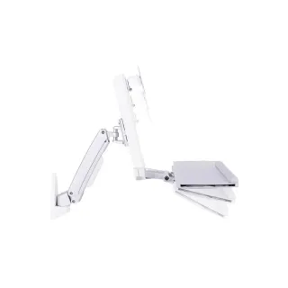Multibrackets Supports de table Workstation Arm Single jusquà 8 kg - Blanc