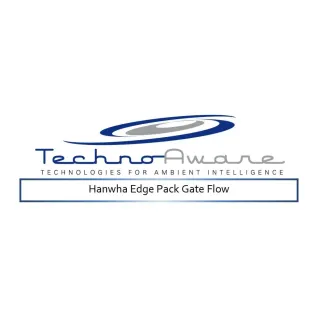 Technoaware Analyse vidéo VTrack Gate Flow Hanwha Edge