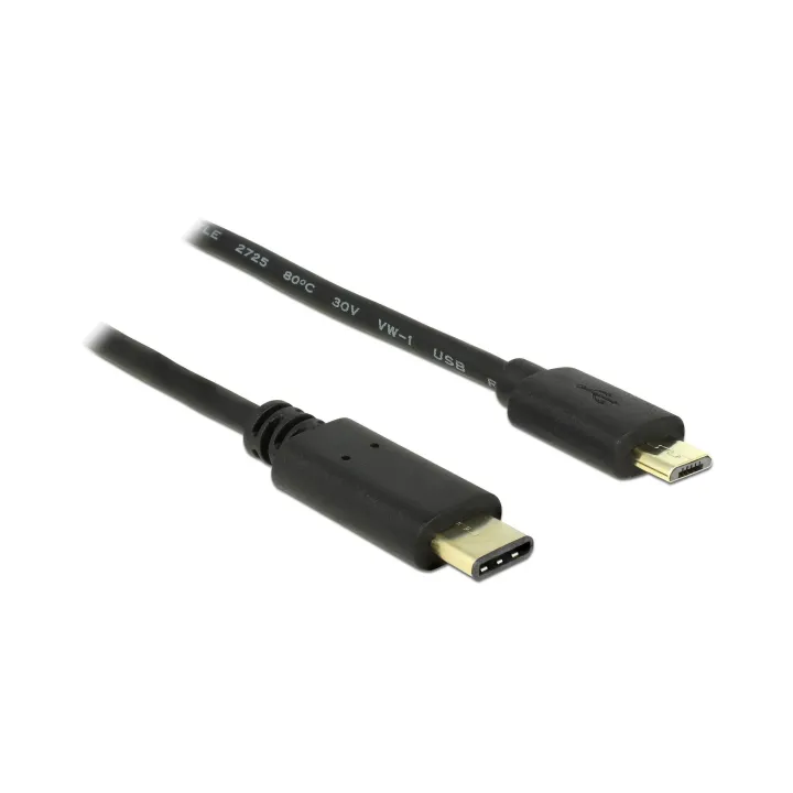 Delock Câble USB 2.0  USB C - Micro-USB B 2 m