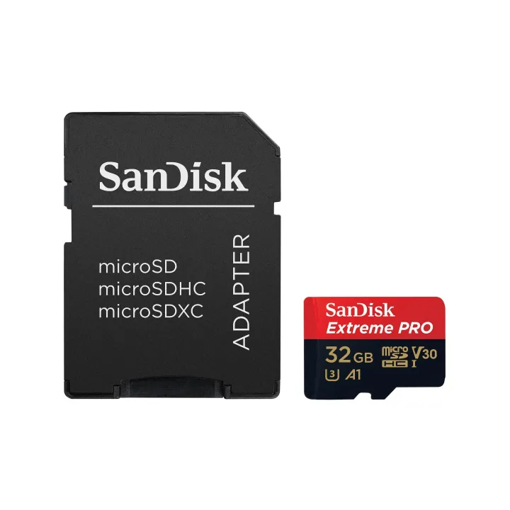 SanDisk Carte microSDHC Extreme Pro UHS-I V30 32 GB