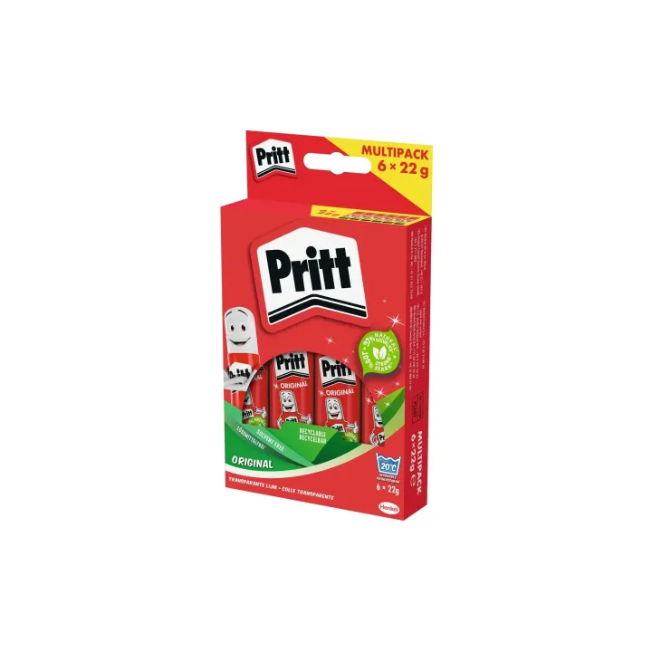 Pritt Lot de bâtons de colle 22 g, 6 pièces