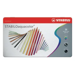 STABILO Crayons de couleur Aquacolor 36 pièces