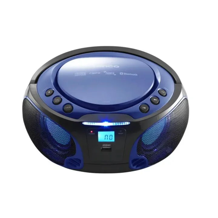 Lenco Lecteur radio-CD SCD-550 Bleu