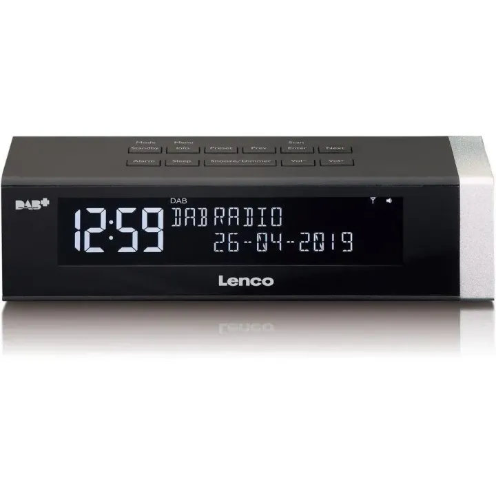 Lenco Radio-réveil CR-630BK Noir