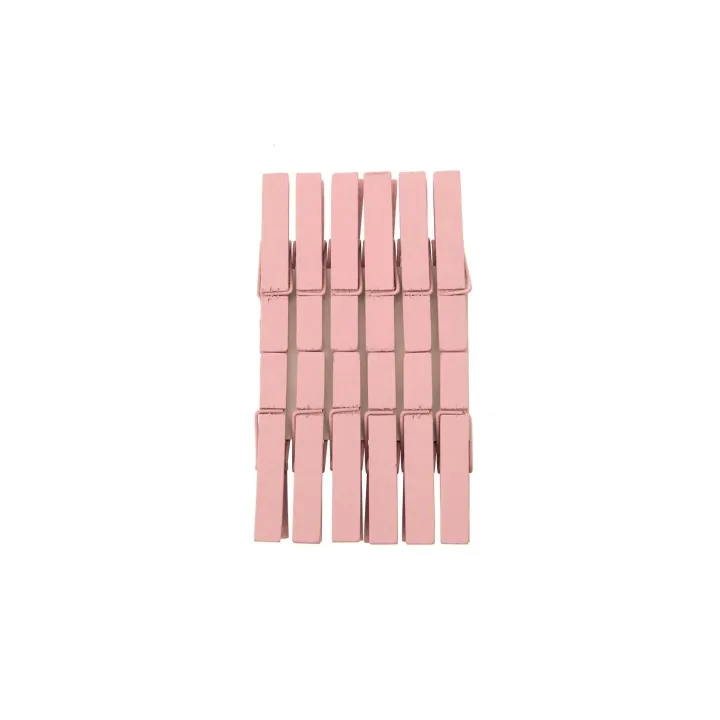 Glorex Petites pièces en bois rose