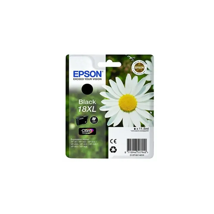 Epson Encre T18114012 noir