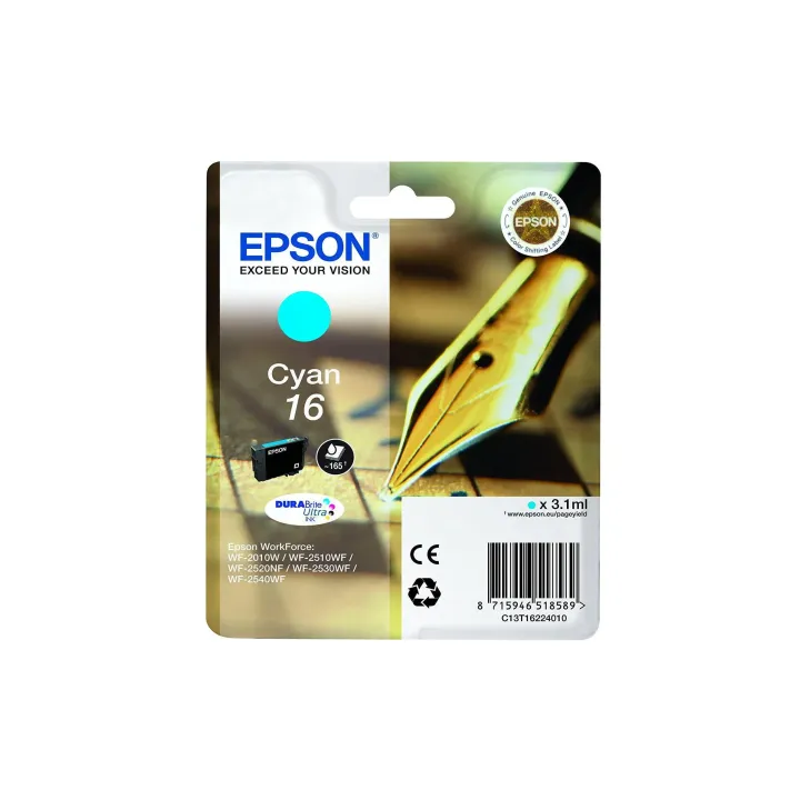 Epson Encre T16224012 Cyan