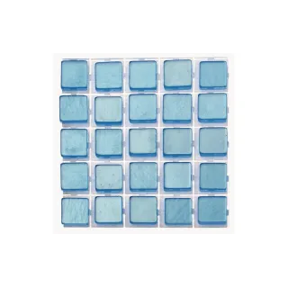 Glorex Mosaïques autocollantes Poly-Mosaic 5 mm Bleu clair