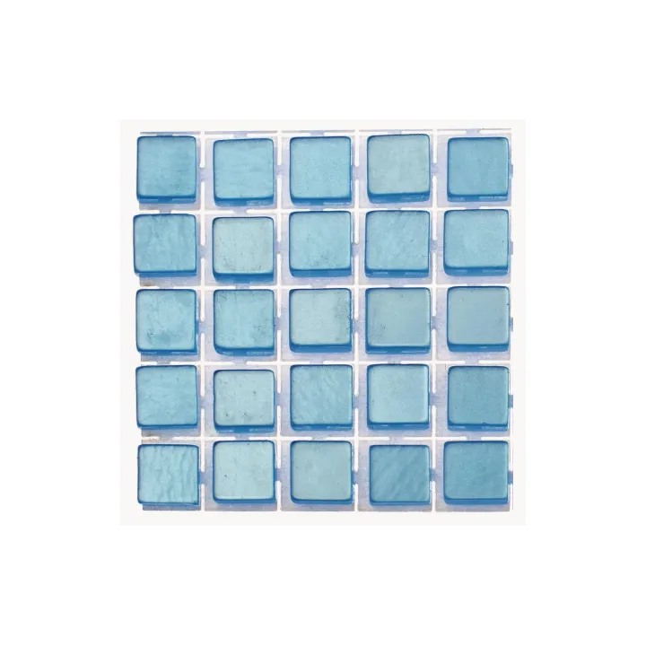 Glorex Mosaïques autocollantes Poly-Mosaic 5 mm Bleu clair