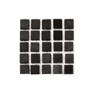 Glorex Mosaïques autocollantes Poly-Mosaic 5 mm Noir