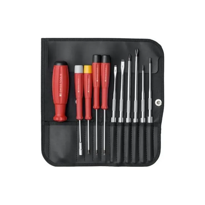 PB Swiss Tools Jeux de tournevis PB 8220 avec étui 10 pièces