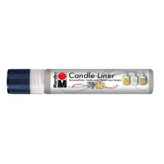 Marabu Peinture pour bougie Candle-Liner 25 ml, Argenté