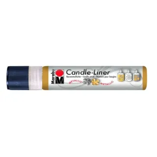 Marabu Peinture pour bougie Candle-Liner 25 ml, Doré