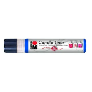 Marabu Peinture pour bougie Candle-Liner 25 ml, Bleu