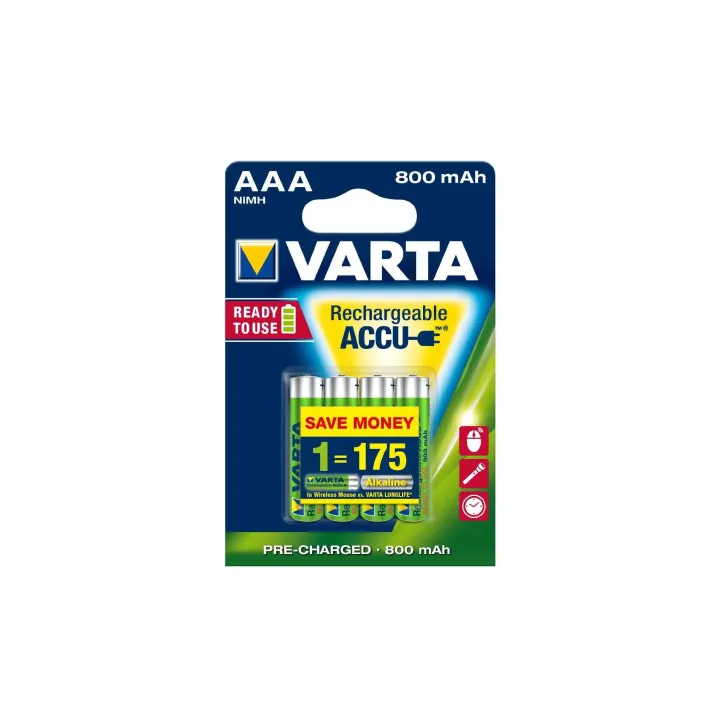 Varta Batterie 4x AAA 800mAh  800 mAh