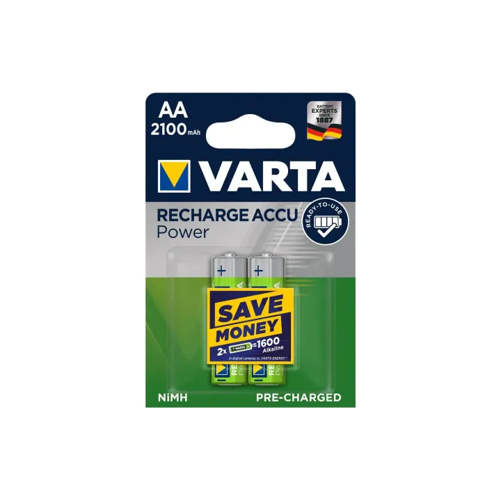 Varta Batterie 2x AA 2100 mAh  2100 mAh