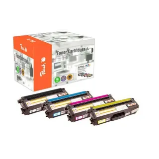 Peach Kits de toner Brother TN-320 noir-Cyan-Magenta-Yellow