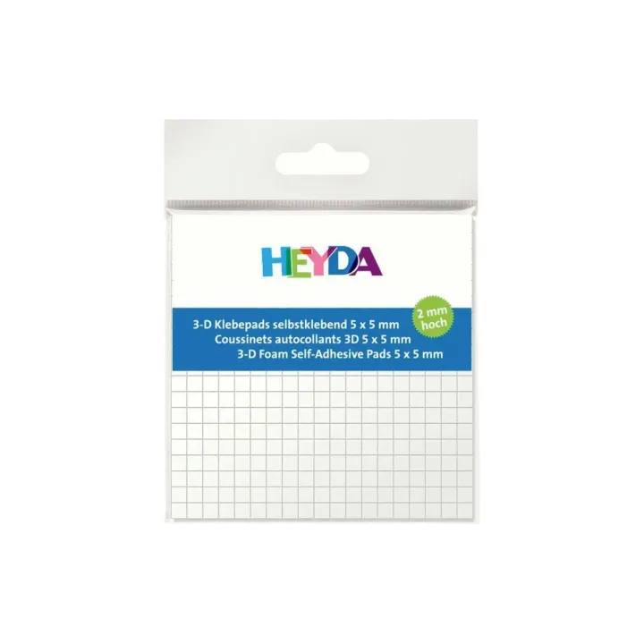 Heyda Pastille adhésive 361 Pièce-s, Blanc