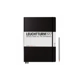 Leuchtturm Carnet de notes Master Slim A4, Vierge, Noir