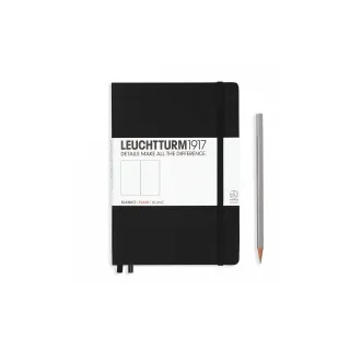 Leuchtturm Carnet de notes Moyen A5, Vierge, Noir