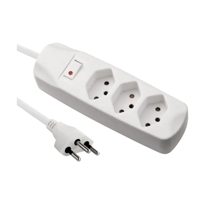 FURBER.power Bloc multiprises 3x T13 avec interrupteur, blanc