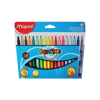 maped Crayon feutre Color Peps 18 pièces