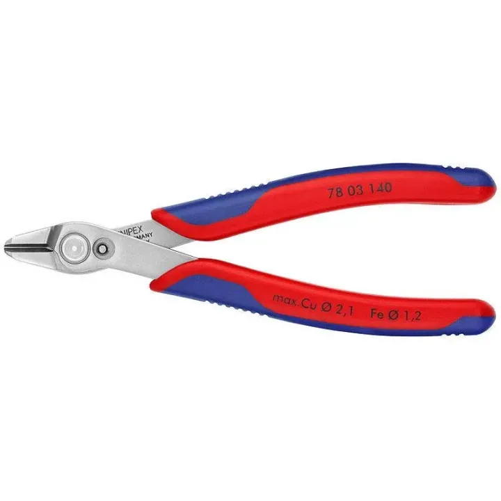 Knipex Pinces coupantes de côté pour l’électronique Super Knips XL 140 mm rusé