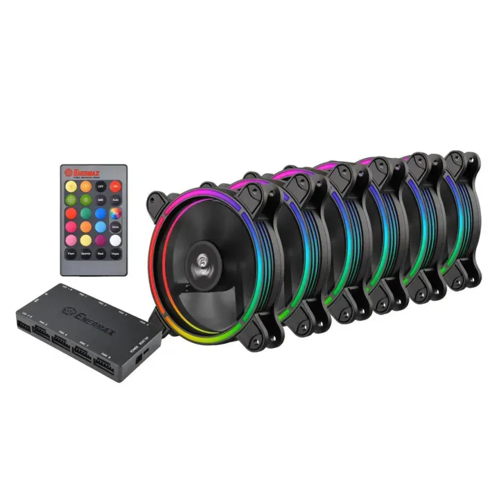 Enermax Ventilateur PC T.B.RGB 120 mm 6 Fan Pack Paquet de 6