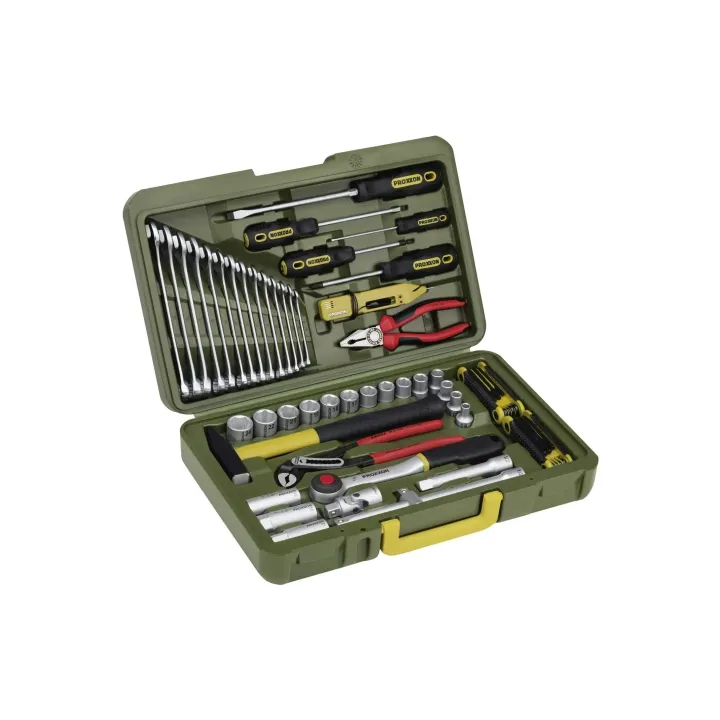 Proxxon Industrial Coffret à outils Voiture et valise à outils universelle 47 pièces