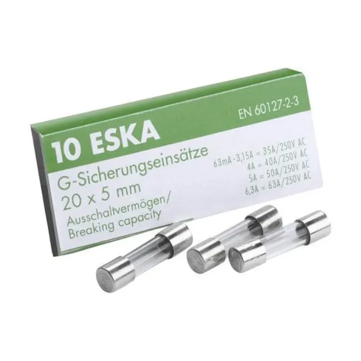 Elektromaterial Fusible ESKA 5 x 20 FST 10A 10 pièces