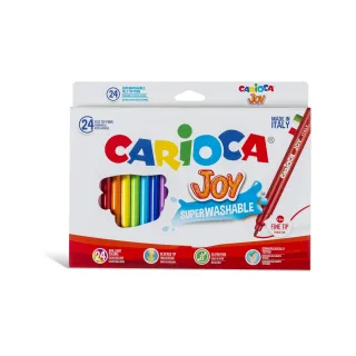 Carioca Feutres de coloriage Joy 24 pièces, multicolores