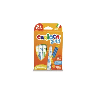 Carioca Crayon feutre Baby 2+ 6 pièces, multicolores