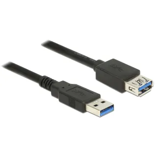 Delock Câble de prolongation USB 3.0  USB A - USB A 0.5 m