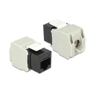 Delock Module Keystone RJ-45 Cat.6, UTP Noir