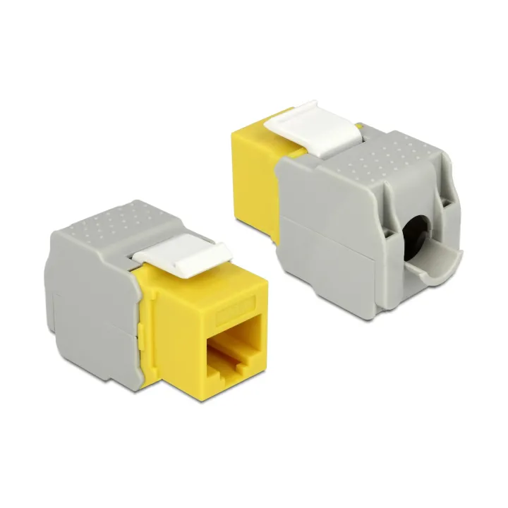 Delock Module Keystone RJ-45 Cat.6, UTP Jaune